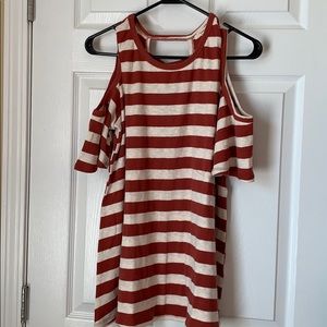 Open shoulder blouse